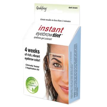 Godefroy Instant Eyebrow Tint Application Kit - Dark Brown