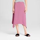 Women's Handkerchief Hem Skirt - Mossimo Pink