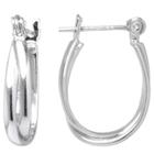 Target Sterling Silver Wrap Hoop Earrings -