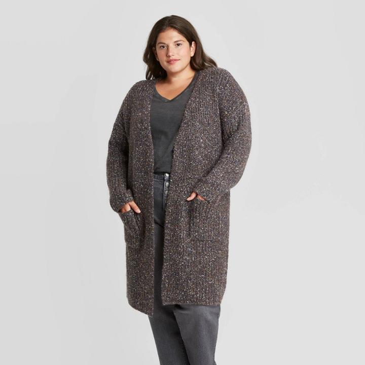 Women's Cozy Duster Cardigan - Universal Thread Gray