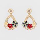 Sugarfix By Baublebar Mixed Media Floral Drop Earrings, Girl's,