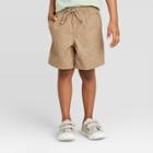 Toddler Boys' Pull-on Shorts - Cat & Jack Tan 12m, Toddler Boy's, Beige