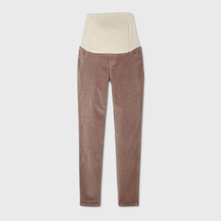Maternity Crossover Panel Skinny Jeans - Isabel Maternity By Ingrid & Isabel Pink