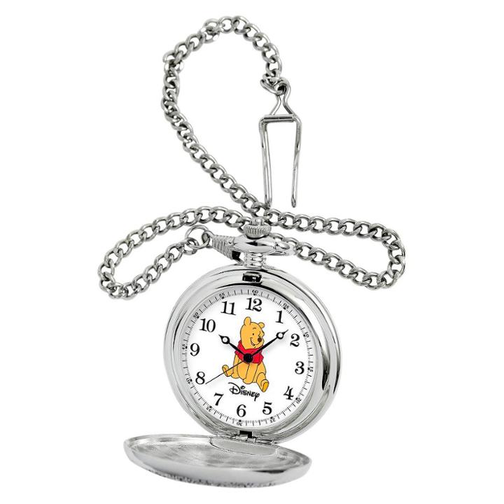 Men's Disney Winnie The Pooh Pocket Watch - Silver,