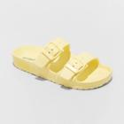 Kids' Noa Slip-on Footbed Sandals - Cat & Jack Yellow