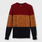 Boys' Adaptive Cable Pullover Sweater - Cat & Jack
