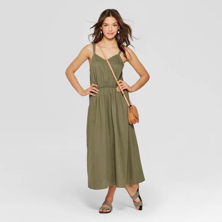 Women's Maxi Dress - Universal Thread Olive (green)