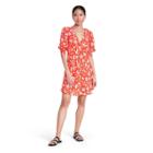 Floral Puff Sleeve Swing Dress - Rixo For Target Red