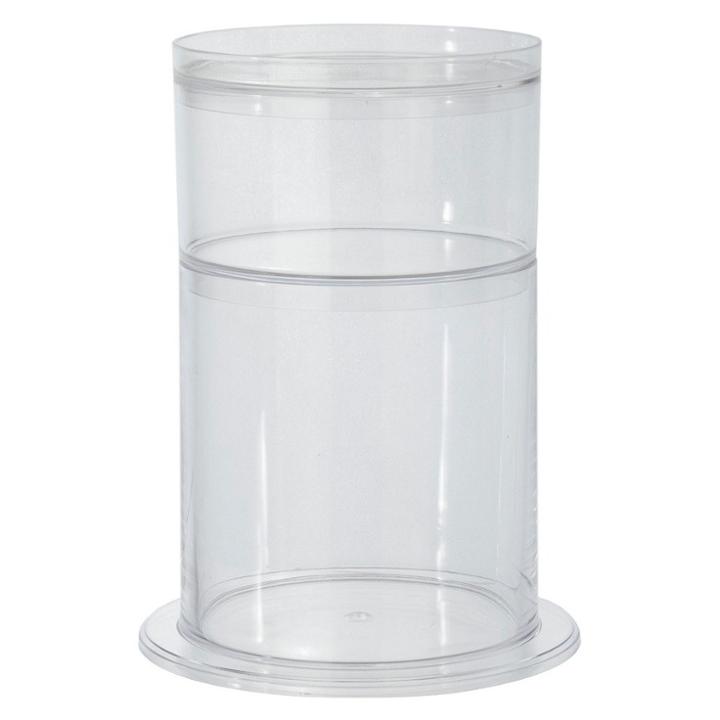 Distributed By Target Us Acrylic Stackable Hair Accessories Organizer W/ Stackable Compartment