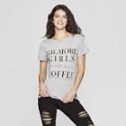 Women's Gilmore Girls Short Sleeve Coffee T-shirt - (juniors') - Gray