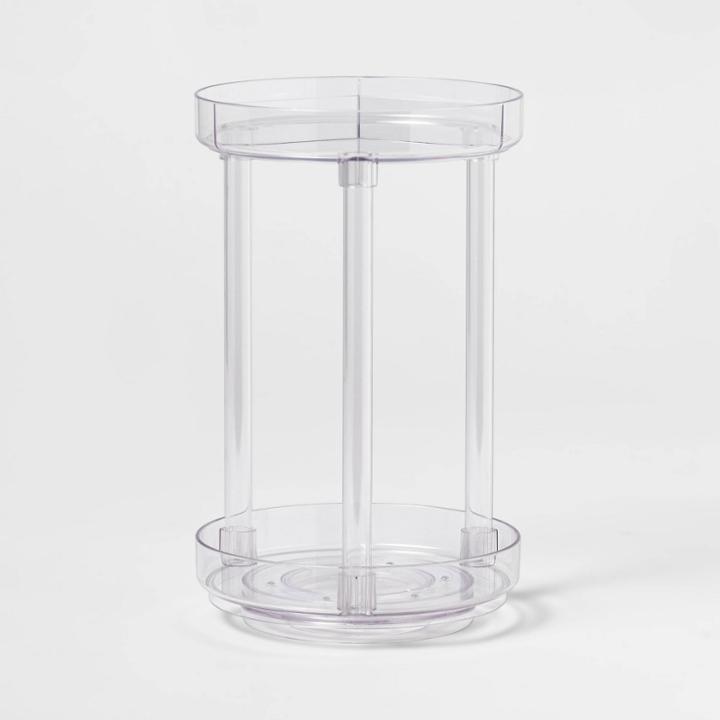 Spinning Turntable Makeup Organizer Clear - Brightroom
