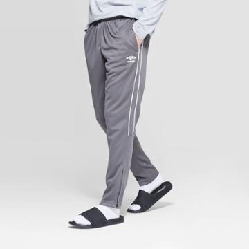 Umbro Men's Training Pants - Industrial Gray/white