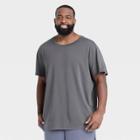 Men's Big & Tall Short Sleeve Performance T-shirt - All In Motion Dark Gray