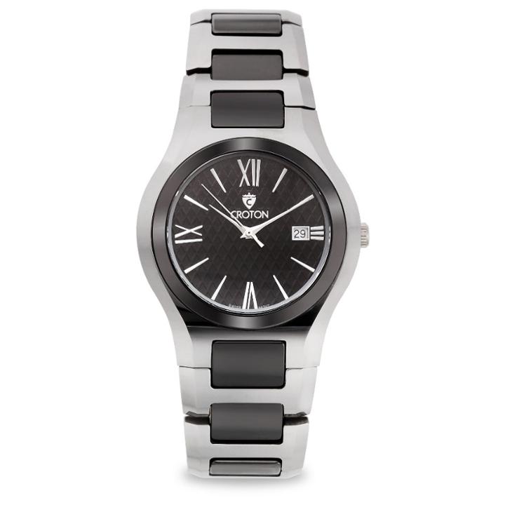 Croton Men's Stainless Steel Wristwatch, Size: Small,