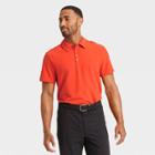 Men's Stretch Woven Polo Shirt - All In Motion Light Orange