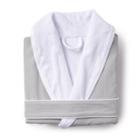 Platinum Bath Robe L/xl Sage - Cassadecor, White/green