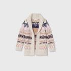 Toddler Girls' Fair Isle Cardigan - Cat & Jack Blush Pink/cream