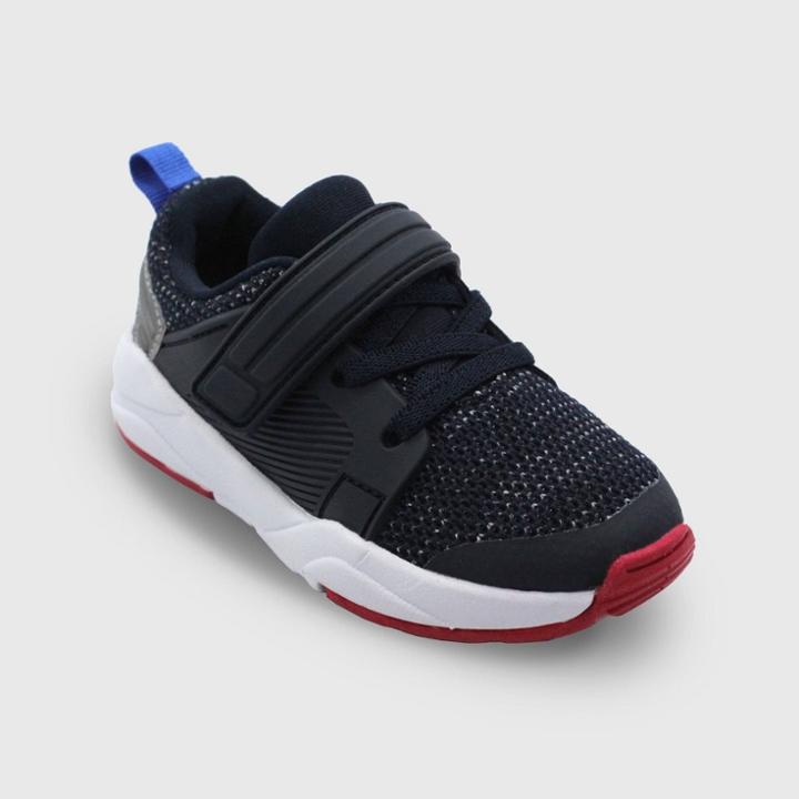 Toddler's Wide Width Vance Sneakers - Cat & Jack Navy