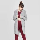 Women's Training Long Sleeve Hooded Shrug - C9 Champion Oatmeal