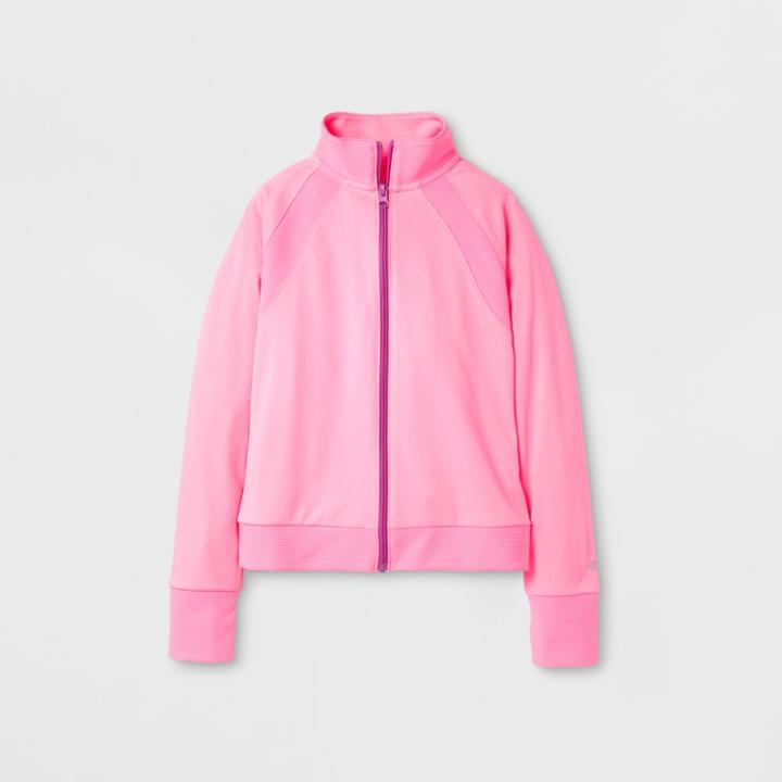 Girls' Performance Track Jacket - C9 Champion - Gabby Pink