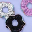 More Than Magic Kids' 3pk Mesh Dance Twister Hair Elastic Set - More Than