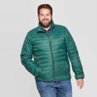 Men's Big & Tall Puffer Jacket - Goodfellow & Co Green