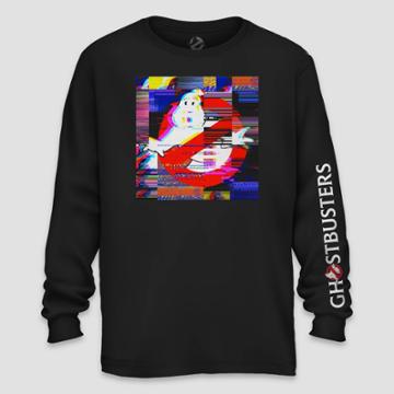Men's Ghostbusters Long Sleeve Graphic T-shirt - Black