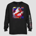 Men's Ghostbusters Long Sleeve Graphic T-shirt - Black