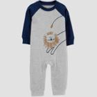 Baby Boys' Lion Romper - Just One You Made By Carter's Gray Newborn