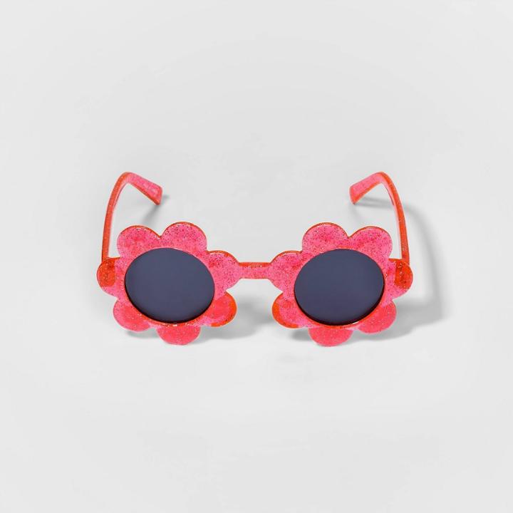 Toddler Girls' Flower Sunglasses - Cat & Jack Purple