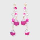 Drop Earrings With Pearl - A New Day Pink