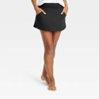 Women's Mid-rise Knit Skorts - All In Motion Black