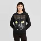 Peanuts Women's Spooky Snoopy Halloween Graphic Sweatshirt - Black