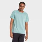 Men's Short Sleeve Seamless T-shirt - All In Motion Light Blue Heather