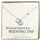 Cathy's Concepts Monogram Wedding Day Open Heart Charm Party Necklace - M, Size: