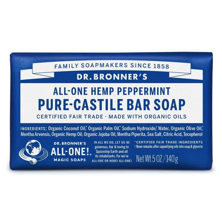 Dr. Bronner's All-one Hemp Peppermint Pure-castile Bar