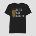 Men's Short Sleeve Let's Get Crafty Graphic T-shirt - Awake Black