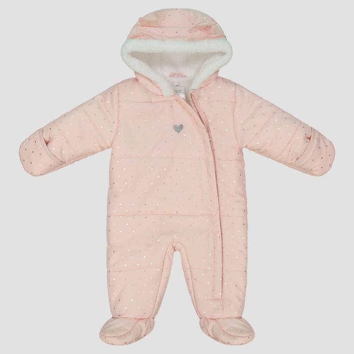 Baby Girls' Dotted Pram Snowsuit - Just One You Made By Carter's Pink