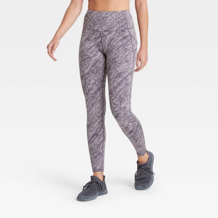 Women's Marble Premium High-waisted Leggings - All In Motion Purple