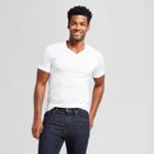 Men's Slim Fit Pima V-neck T-shirt - Goodfellow & Co White