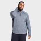 Men's Premium Layering Quarter Zip Pullover - All In Motion Navy S, Men's, Size: