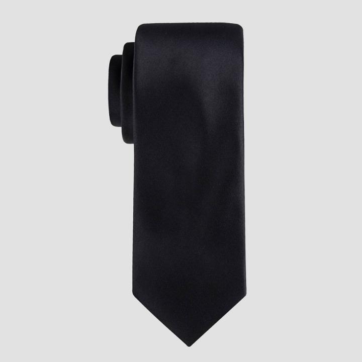 Men's Satin Skinny Tie - Goodfellow & Co Black