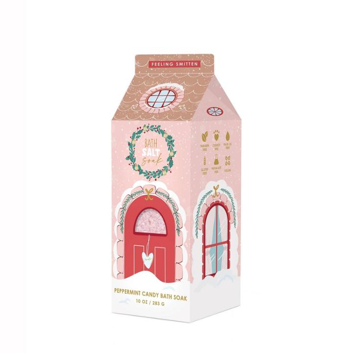 Feeling Smitten Holiday Salt Soak - Peppermint