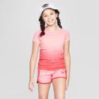 Umbro Girls' Ombre Short Sleeve Performance T-shirt - Geranium Pink
