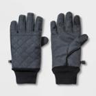 Men's Quilted Ski Gloves - Goodfellow & Co Gray