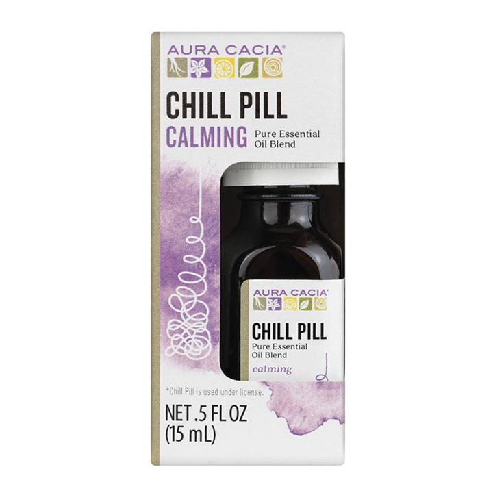 Aura Cacia Chill Pill Calming Pure Essential Oil Blend