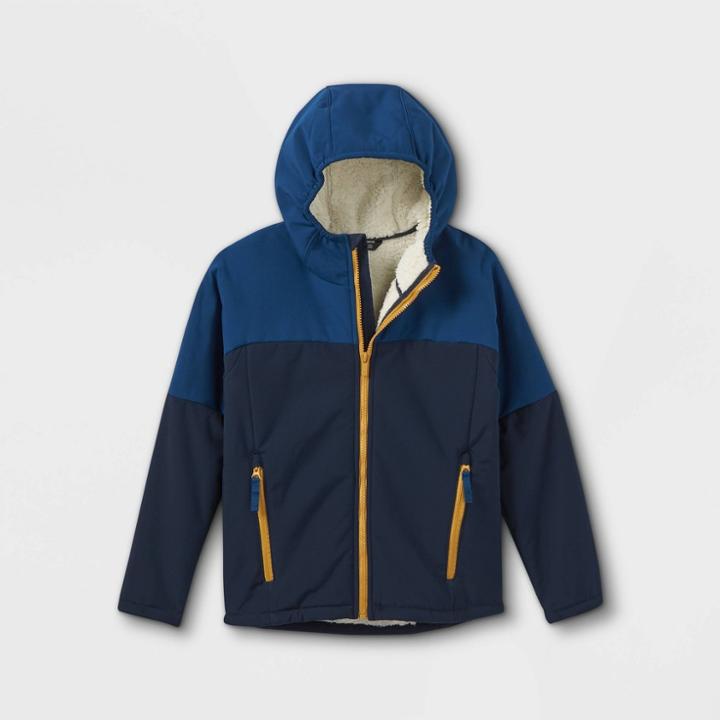 Boys' Softshell Jacket - All In Motion Navy