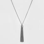 Women's Chain Tassel Necklace - A New Day