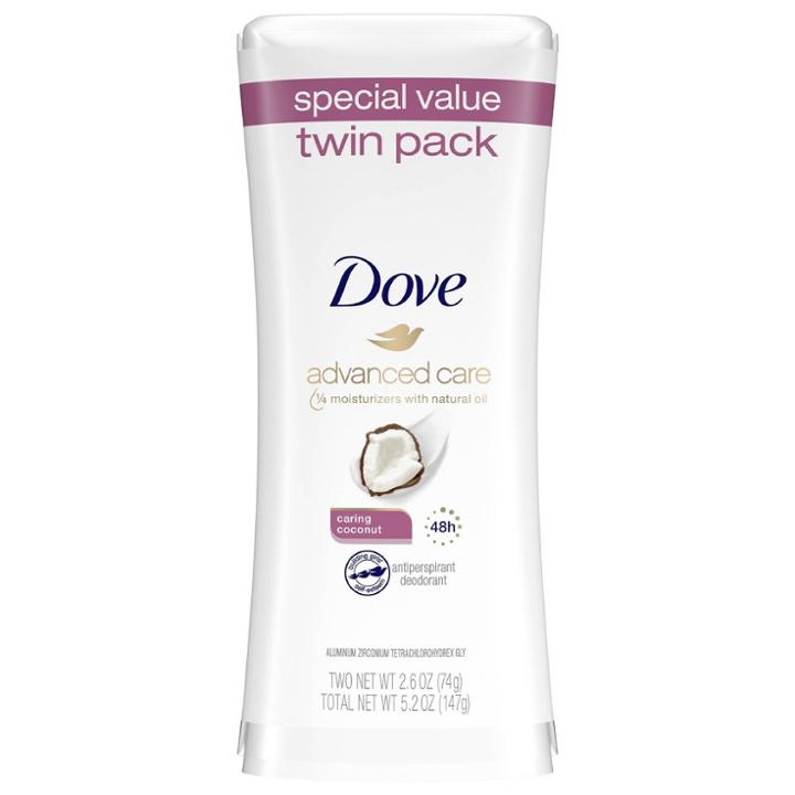 Dove Beauty Advanced Care Caring Coconut 48-hour Antiperspirant & Deodorant Stick