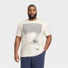 Men's Big & Tall Regular Fit Fender Short Sleeve T-shirt - Goodfellow & Co White